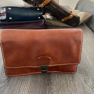 Patricia mash brown leather bag